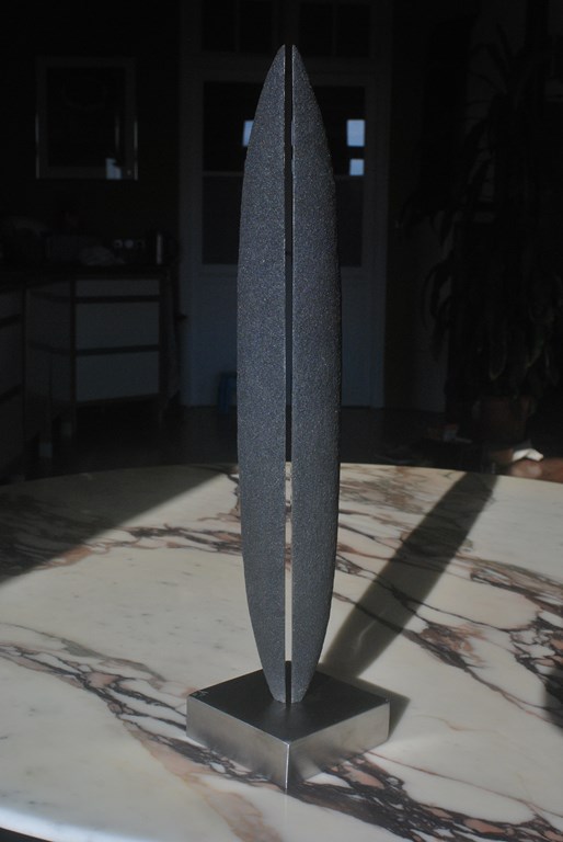 3.Sculpture-fer-limaille-de-fer-acier-inox-poli-miroir-Felix-Valdelievre-42-cm-2019