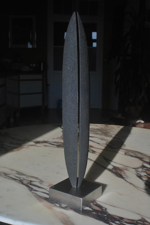 4.Sculpture-fer-limaille-de-fer-acier-inox-poli-miroir-Felix-Valdelievre-42-cm-2019