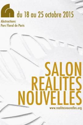Miniature du carton d'invitation au salon des réalités nouvelles au parc floral de Paris en 2014