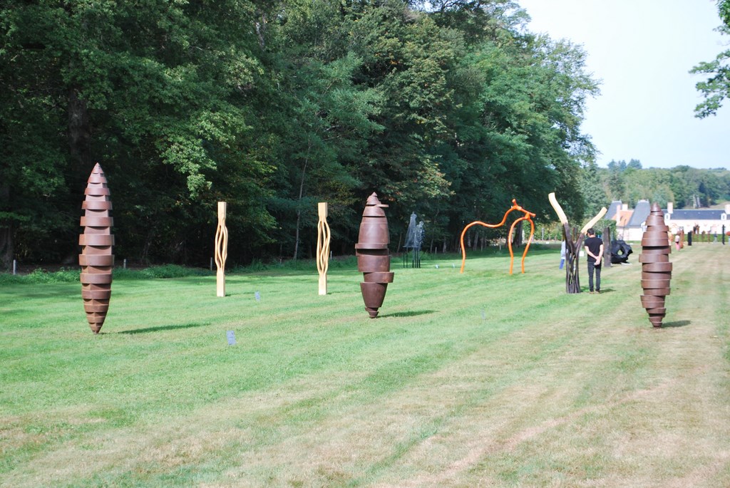 Trois Sculptures monumentales de Félix Valdelièvre - Biennale de la sculpture monumentale en Sologne, catégorie Jardin de Sculptures