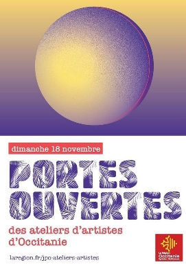 Affiche de l'atelier d'artistes d'occitanie - édition 2018