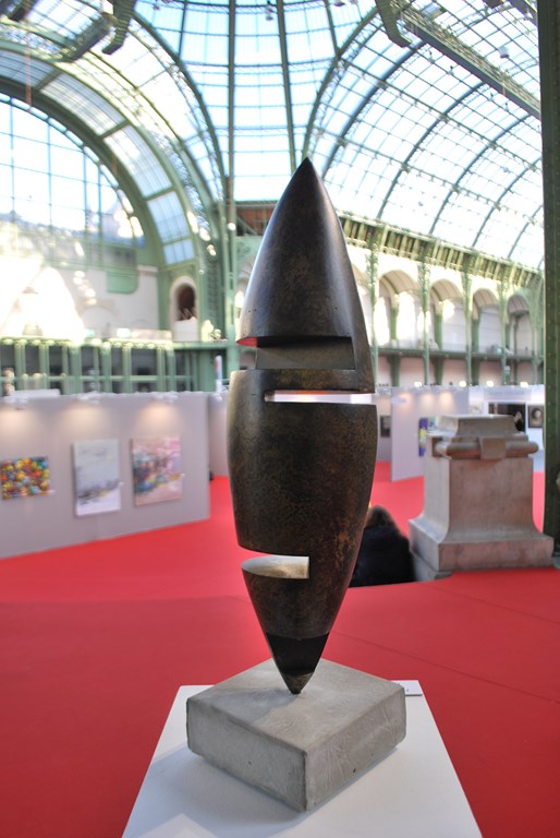 sculpture-fer-patine-verni-Felix-Valdelievre-Coursive-Grand-Palais-Groupe-Sculpture-Plurielle-Salon-Comparaisons-2019